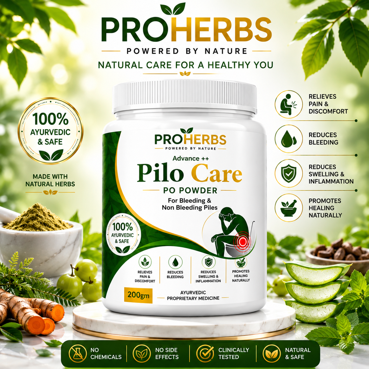 PROHERBS Advance ++ Pilo Care Pro Powder – 200g