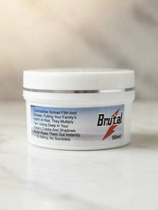 Brutal Cockroach Killer Gel: No Mercy, No Survivors